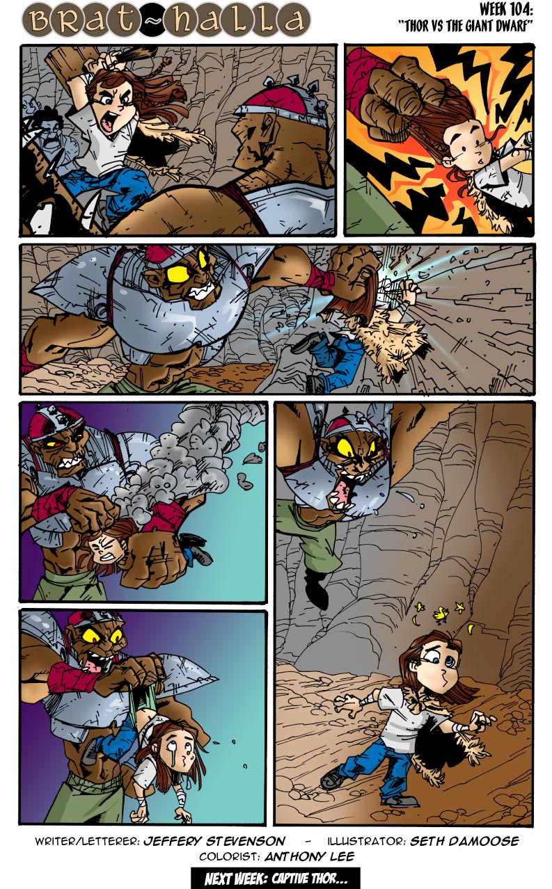 Brat-halla: Webcomic of the Young Norse Gods » #104 – Skuul: Thor vs the Giant Dwarf Brat-halla: Webcomic of the Young Norse Gods » #104 – Skuul: Thor vs the Giant Dwarf
