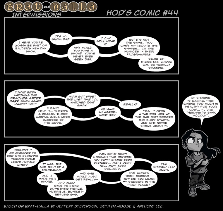 Brat Halla Webcomic Of The Young Norse Gods Norse Gods Versus Grade School